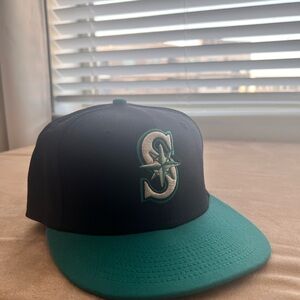 Seattle Mariners New Era Navy and Teal Baseball Cap